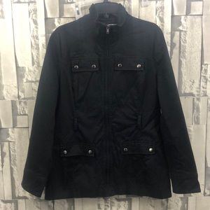 🛍️4/$20🛍️ Ricki’s Lined Lighter Weight Utility Jacket | Black | XL